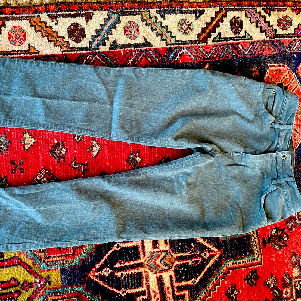 Raleigh denim five pocket jeans